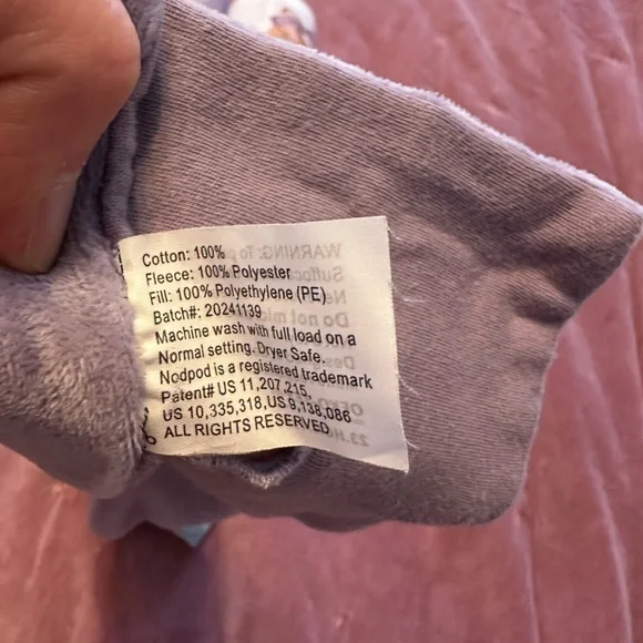 Nodpod Purple weighted Sleep Mask NWT - Picture 6 of 15